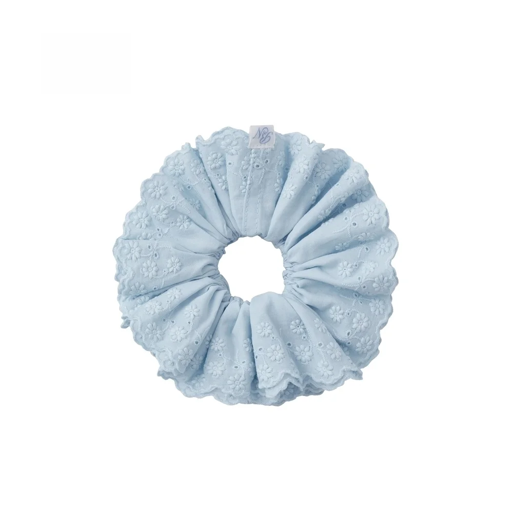 teenie-weenie-bearnova26-spring-summer-new-style-women's-fashion-creamy-ruffle-double-layer-hair-tie-accessories
