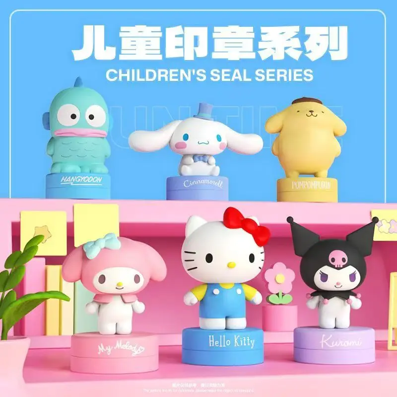 جديد سانريو الأسرة مرحبا كورومي صندوق أعمى العصرية لعبة من الكارتون Hangyodun MyMelody اكسسوارات هدية عيد ميلاد للأطفال #2