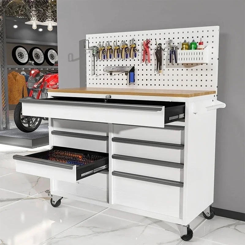 Mobile tool cart Heavy duty five-tool cabinet workbench Multifunctional maintenance workbench