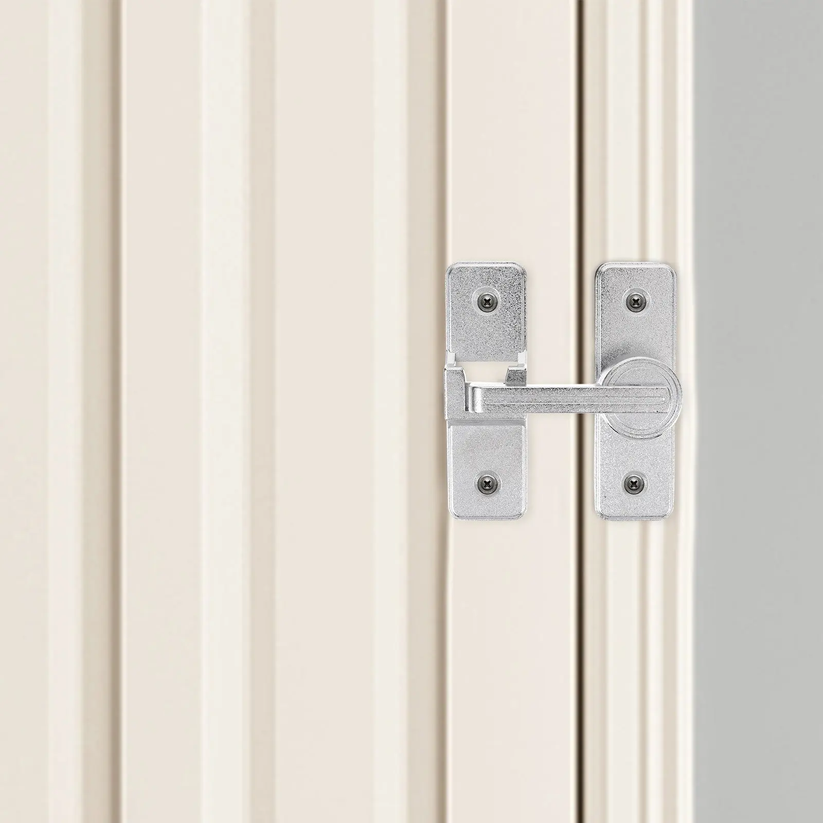 180 Degree Barn Door Lock Heavy Duty Metal Latch for Sliding Door Garage Window Privacy Secure Easy Installation Reliable view 5