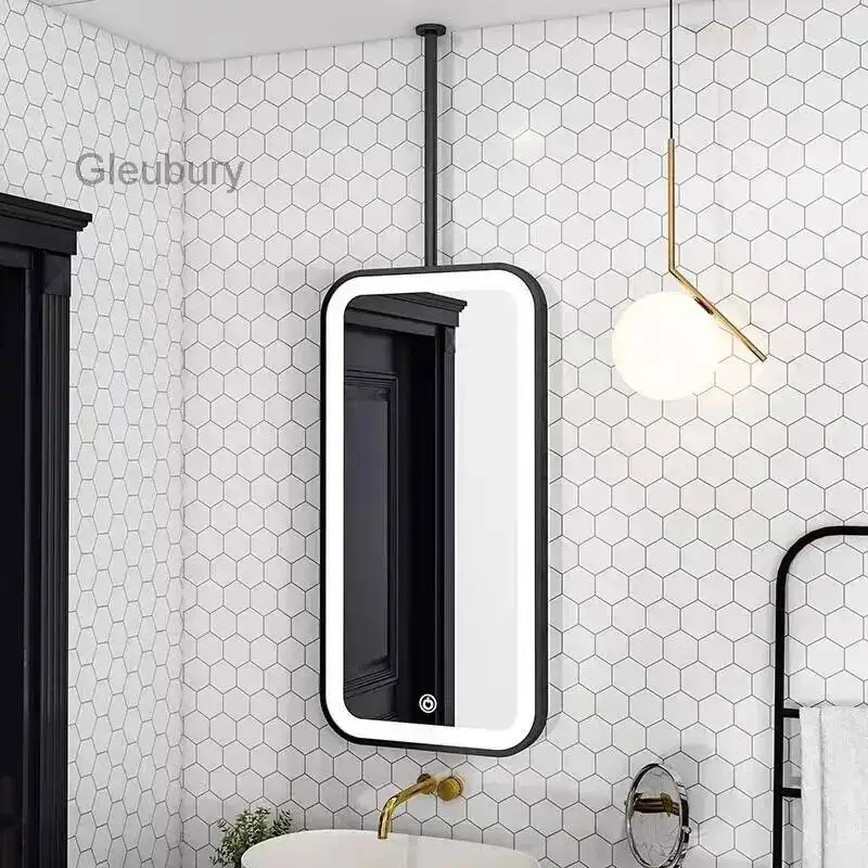 

Decor Cheap Home Room Vintage Props Mirror Round Wall Art Decor Decorative Wall Mirrors With Light Live Bedroom Decoration Store