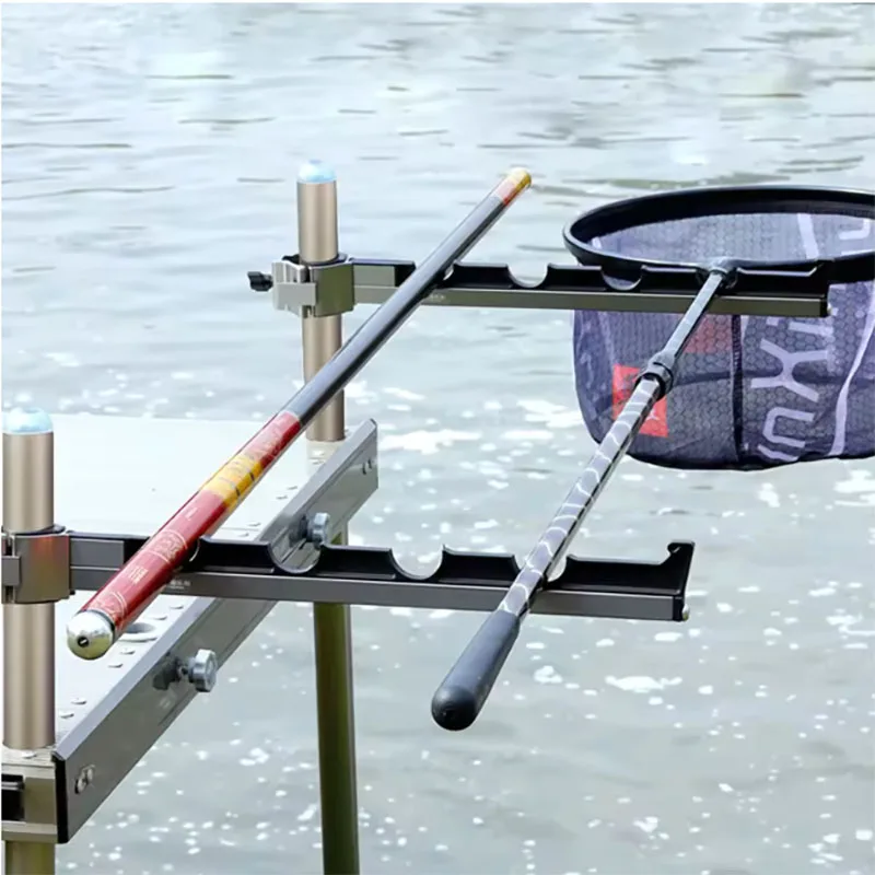 

Универсальная алюминиевая стойка для удилищ, рыболовная платформа, аксессуары для рыболовных снастей, многофункциональные стойки