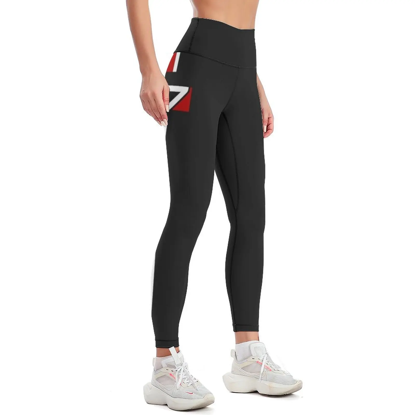 N7 emblem, Mass Effect Leggings push up legging sports for gym jogging pants Womens Leggings