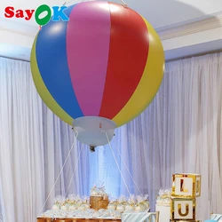 Sayok 3/5ft gonfiabile mezza mongolfiera PCV grande palloncino gonfiabile appeso per la pubblicità della festa di compleanno spettacolo Decor