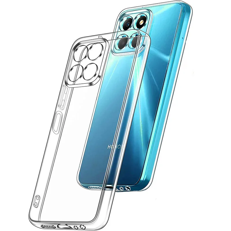 Ultra Thin Clear Silicone Case For Huawei Honor X9A X8A X7A X9 X8 X7 X40 X30 X20 X10 9X 70 60 50 30 20 Pro Lite Soft Back Cover