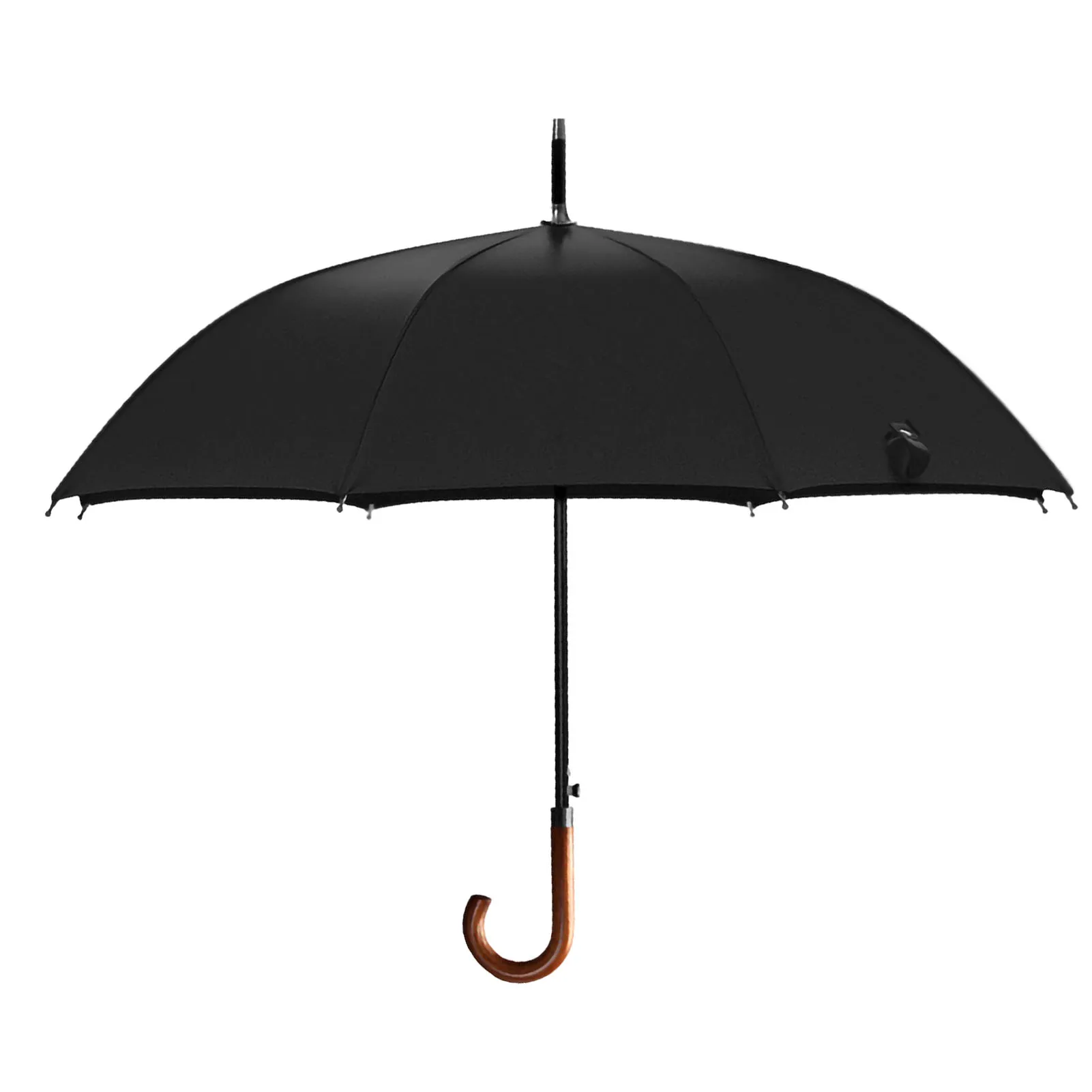 

Long Umbrella Retro Style Rain Umbrella Wooden J Handle Business Umbrella Rain Gear Ideal Gift Black