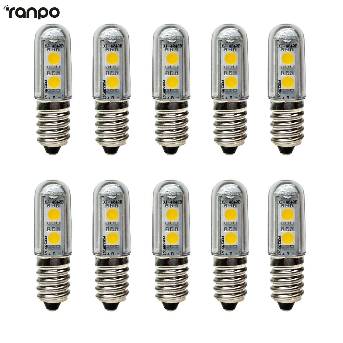 

10PCS E14 T15 1W Indicator Light Decorative Night Light LED Energy Saving Light Bulb LED Refrigerator E12 Thumb Light AC 220V