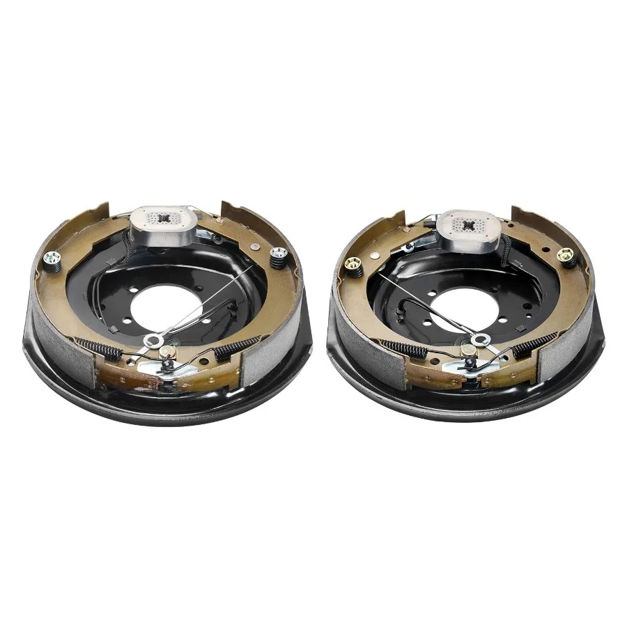 

Electric Trailer Brake Assembly 12 x 2 1 Pair Self-Adjusting Electric Brakes Kit for 7000 lbs Axle 5-Hole Mounting Backing Plat