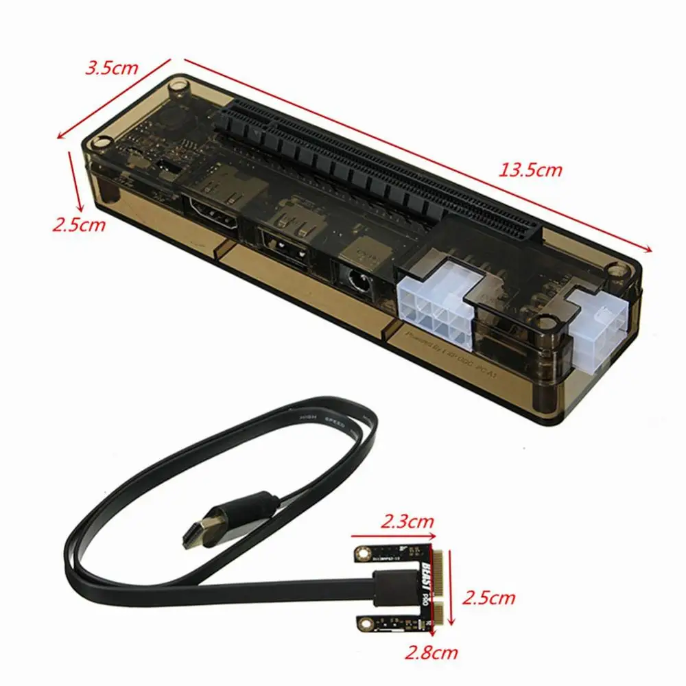 EXP untuk Kartu Grafis Eksternal Laptop Notebook PCIE Dock Kartu Video Opsional Mini PCI-E Expresscard