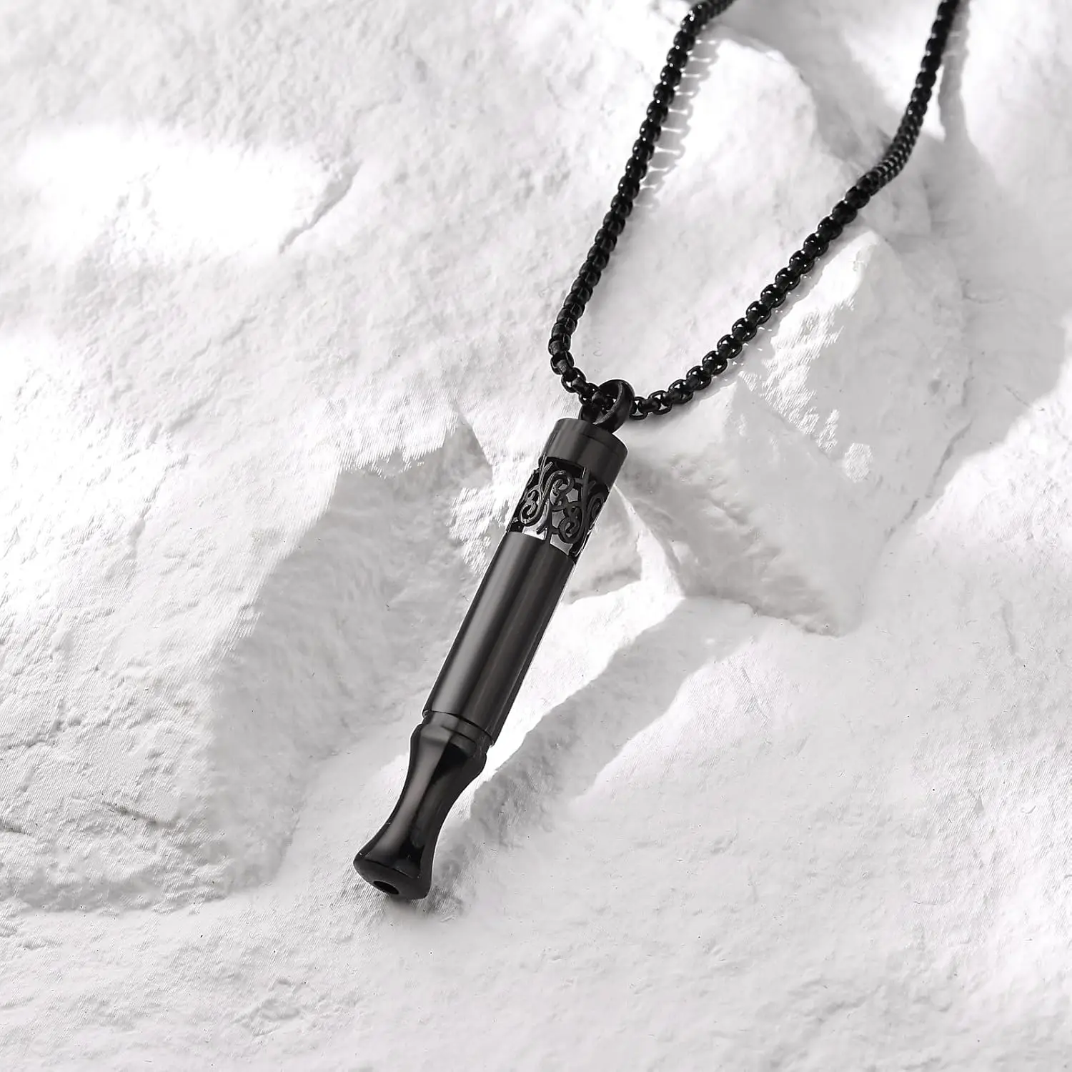 Relieve Anxiety Pendant Mindfulness Breathing Necklaces Essential Oil Diffuser Inhaler Aromatherapy Necklace Men Women Rainbow