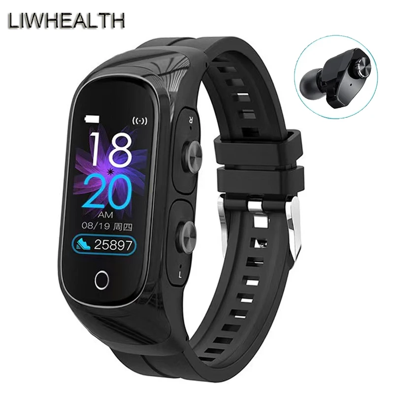 

Liwhealth TWS Smart watch With Earbuds 2 In 1 For Men Women 2023 Smart watch with Headset For Apple Xiaomi Sony VS Ultral S8 S9