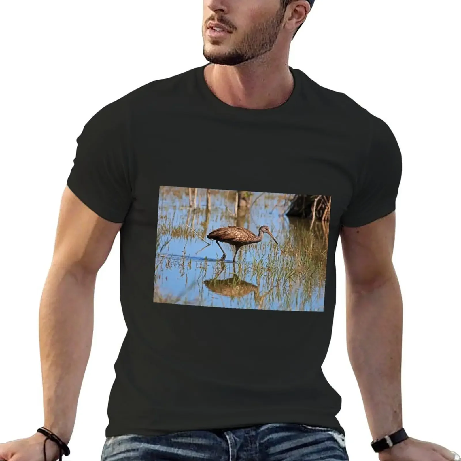 The Limpkin Reflection T-Shirt basketball graphic tees summer top sublime new edition men clothings