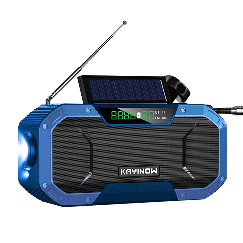 Weather Portable Reliable Long-lasting Multi-functional Compact All-in-one Portable Radio Emergency Power Bank Disaster Solar