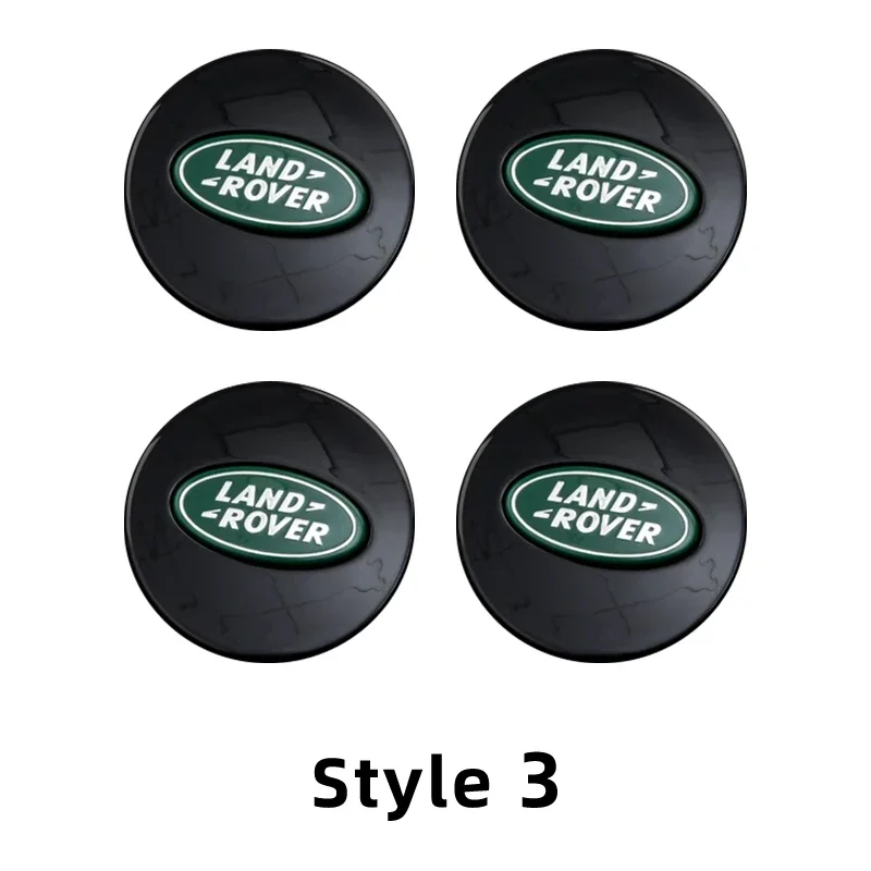 4pcs 62mm Wheel Center Cap Logo Hub Cover Badge Emblem For Land Rover Range Rover Freelander Defender Sport Evoque 3 4 L319 L462