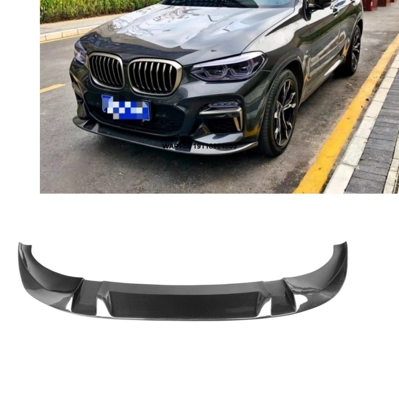 

Real Carbon Fiber Front Bumper Lip 3D Style G02 Front Lip Auto Part for X3 G01/G08 X4 G02 2018-2020 G01 Front Lip