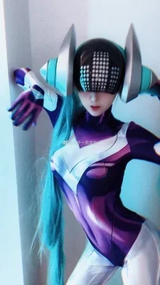 Disfraz de Halloween de DJ Sona para mujer y niña, mono de superhéroe, trajes Zentai para adultos y niños