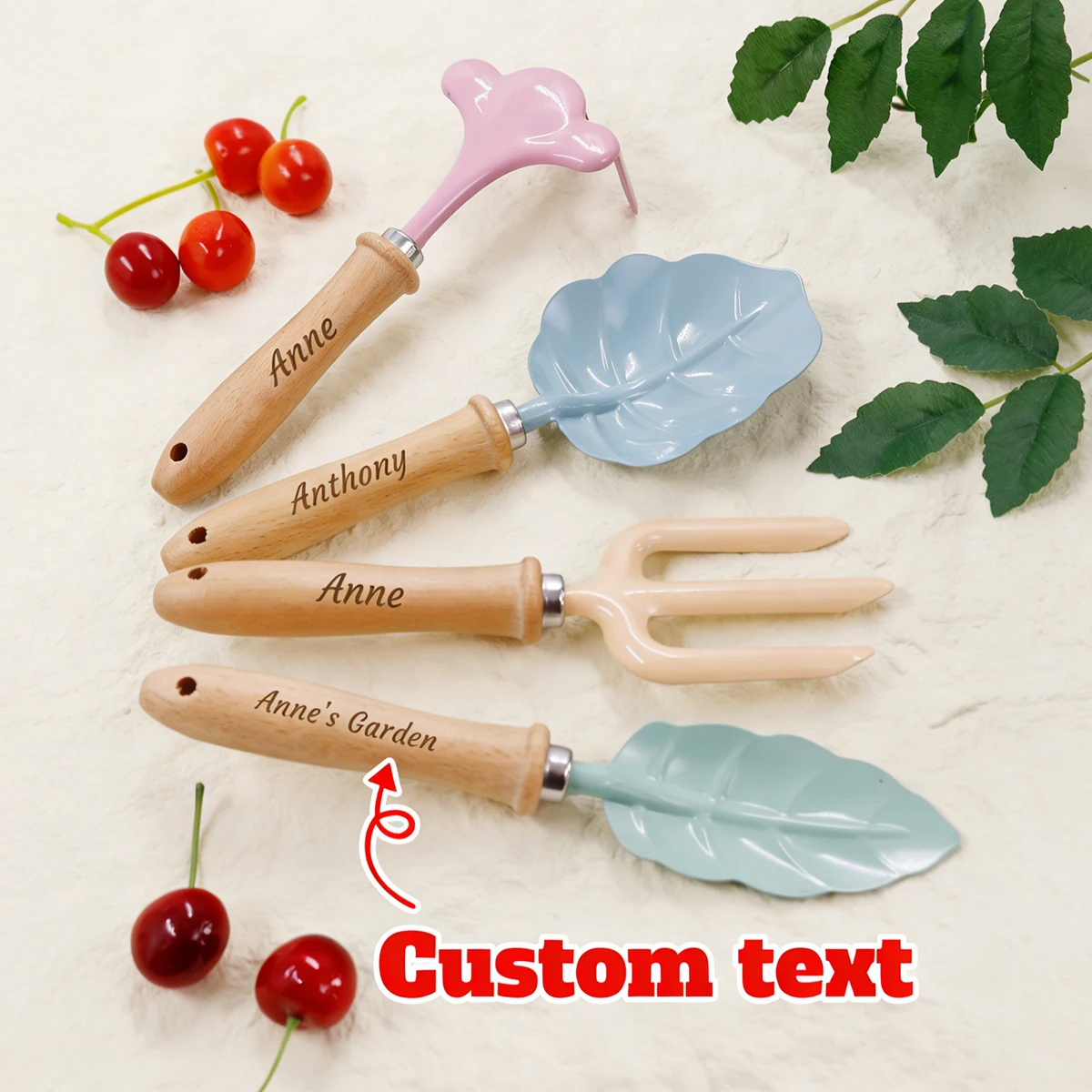 Gardening Tools Names - Personalized Kids Garden Tool Set of
