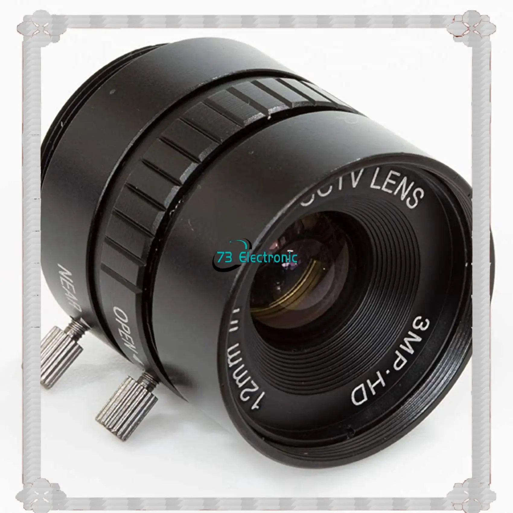 24-Hour Delivery CS-Mount Lens For Raspberry Pi HQ Camera, 12Mm Focal Length With Manual Focus And Adjustable Aperture
