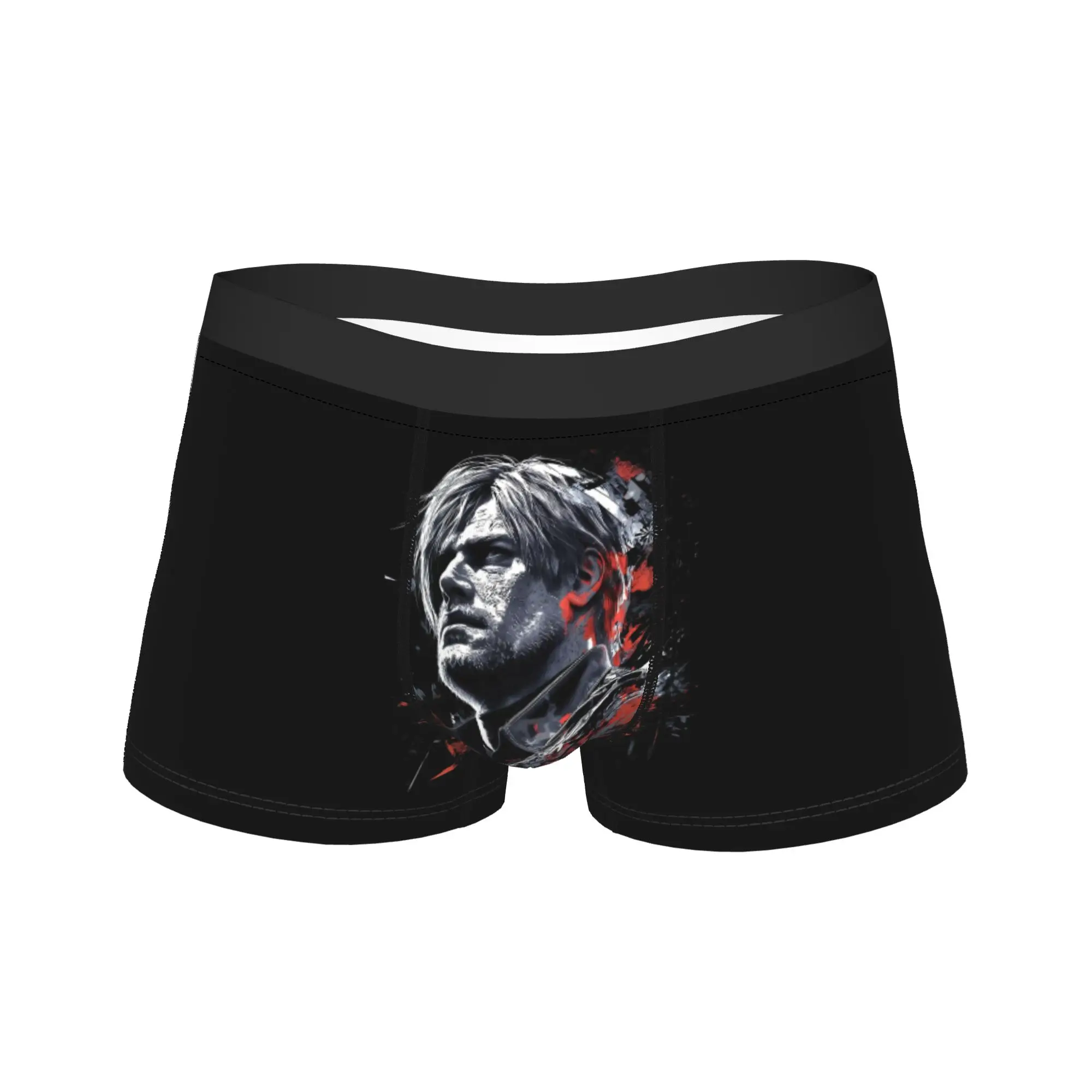 

Men Leon S Kennedy Residents Evils 9 Requiem Long Underwear Novelty Boxer Briefs Shorts Panties Male Soft Underpants M-XXL