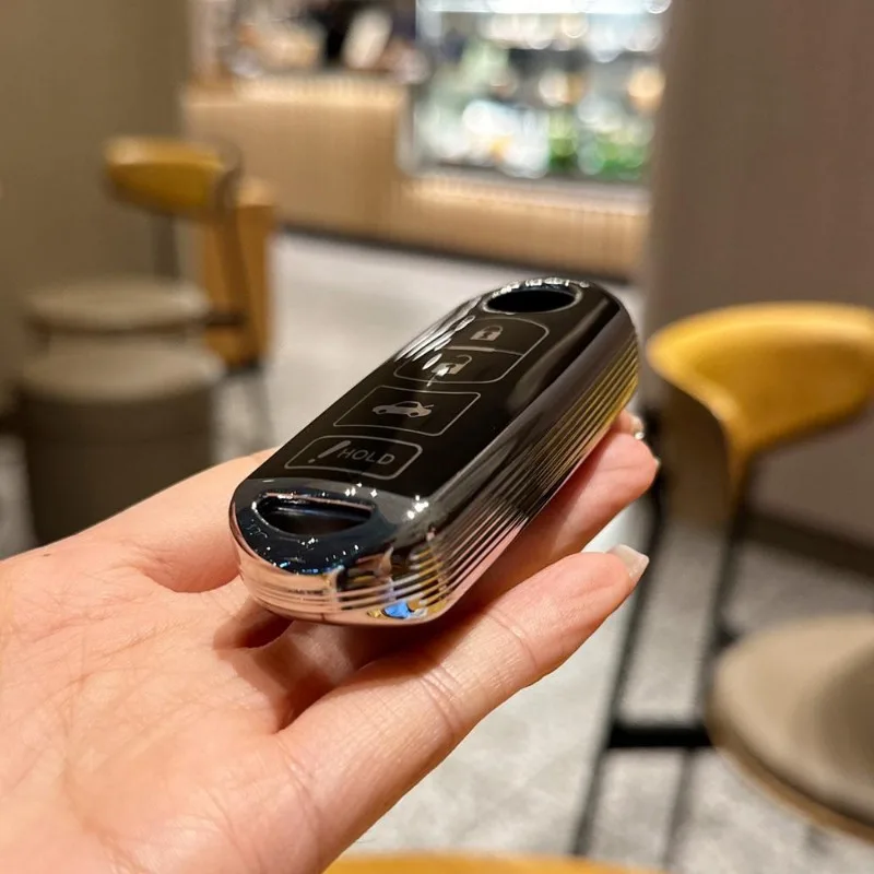 لمازدا 2 3 6 Atenza Axela Demio CX-5 CX5 CX-3 CX7 CX-9 2015 2016 2017 2018 2019 اكسسوارات بولي TPU سيارة مفتاح بعيد غطاء #6