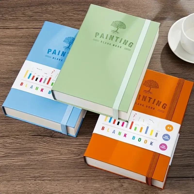 Imagem -03 - Cadernos em Branco Grosso Pintura Notepad Diário Notebook Sketch Book Writing Pads Escritório e Papelaria Escolar 760 Páginas