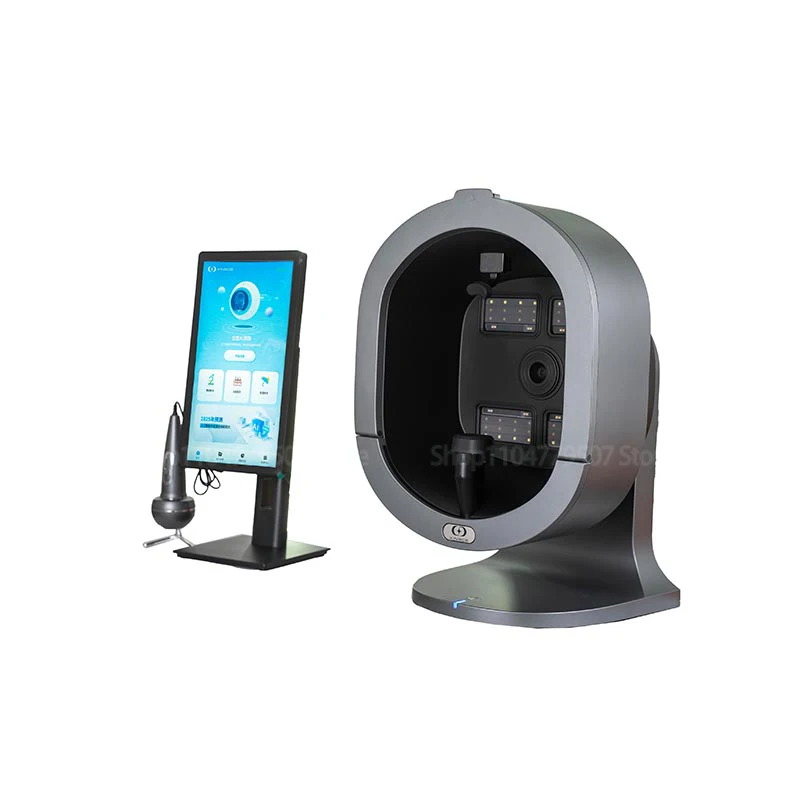 2025 وصول جديد ثلاثية الأبعاد محلل الجلد والشعر آلة فروة الرأس الوجه تحليل الجلد الماسح الضوئي محلل بشرة الوجه آلة محمولة