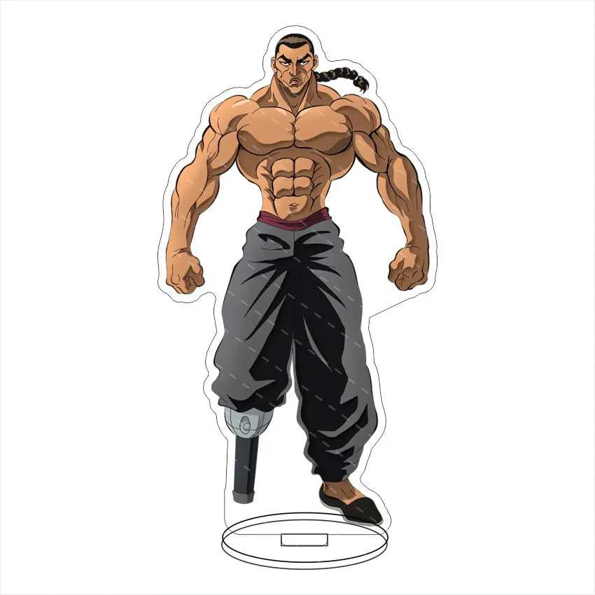 Grappler Baki Baki Hanma Acrylic Figure Display Pendant Cartoon Stand Model Plate Keychain Friends Girl Gift Accessories view 3