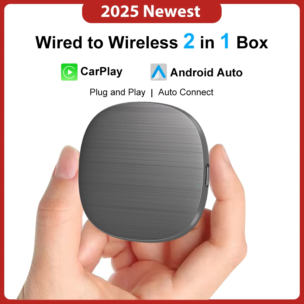 CarPlay Android Auto Car Play Box Wireless Adapter Spotify for Mazda Toyota Mercedes Peugeot Volvo Support Netflix Dongle