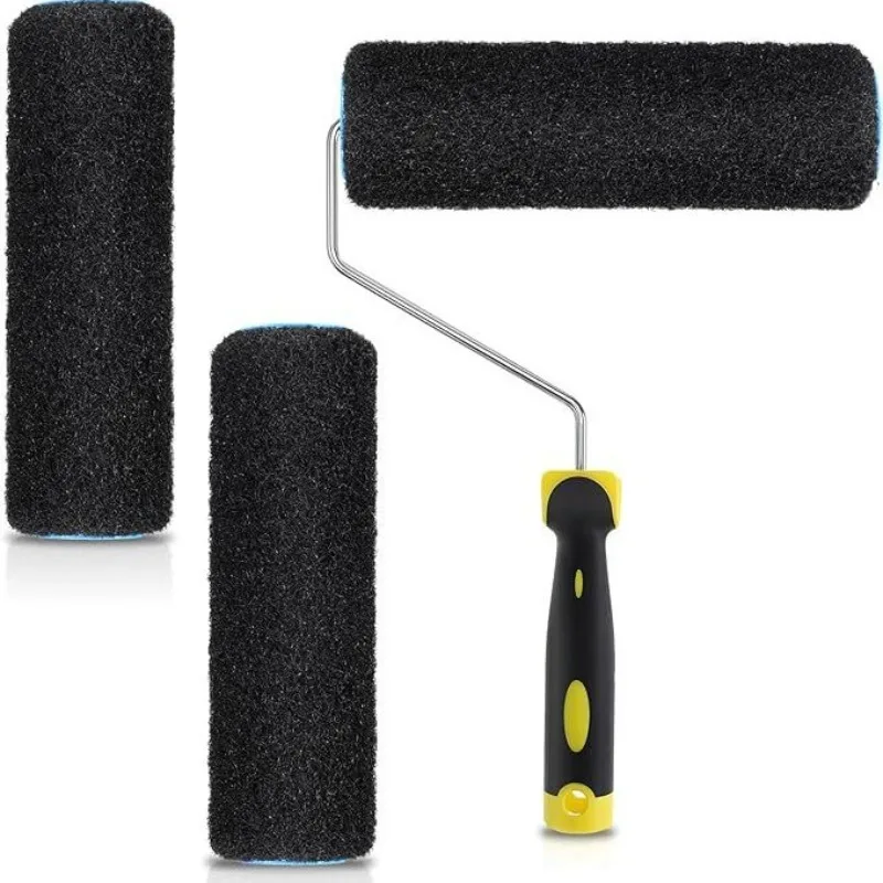 9inch Plasterboard Composite Roller Paint Cover with Frame - Durable Paint Roller Set for Smooth Wall Finishing