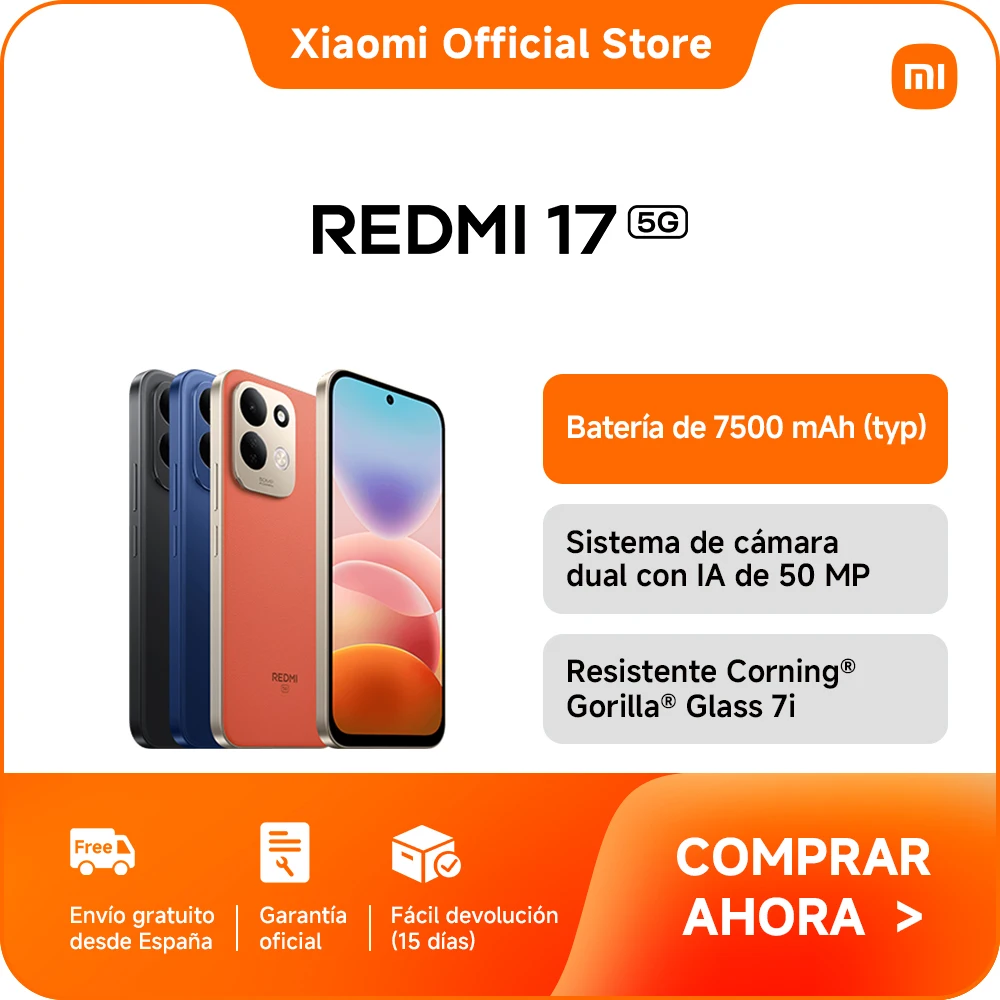 Xiaomi Azul Movil Redmi 17 5G 4/128Gb - Imagen 6