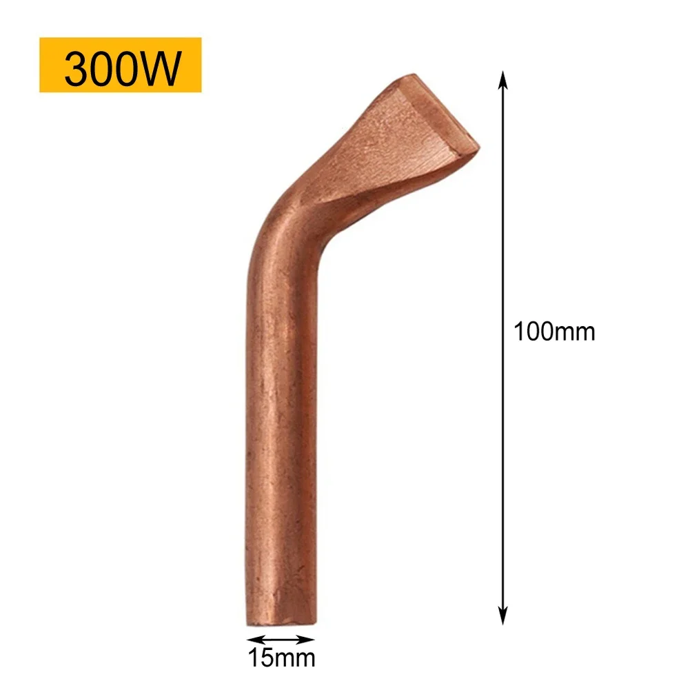 Punta de soldador de 75-200W, soldador eléctrico de cobre, calor externo, punta de alta potencia, cabezal de boquilla de hierro para soldar,