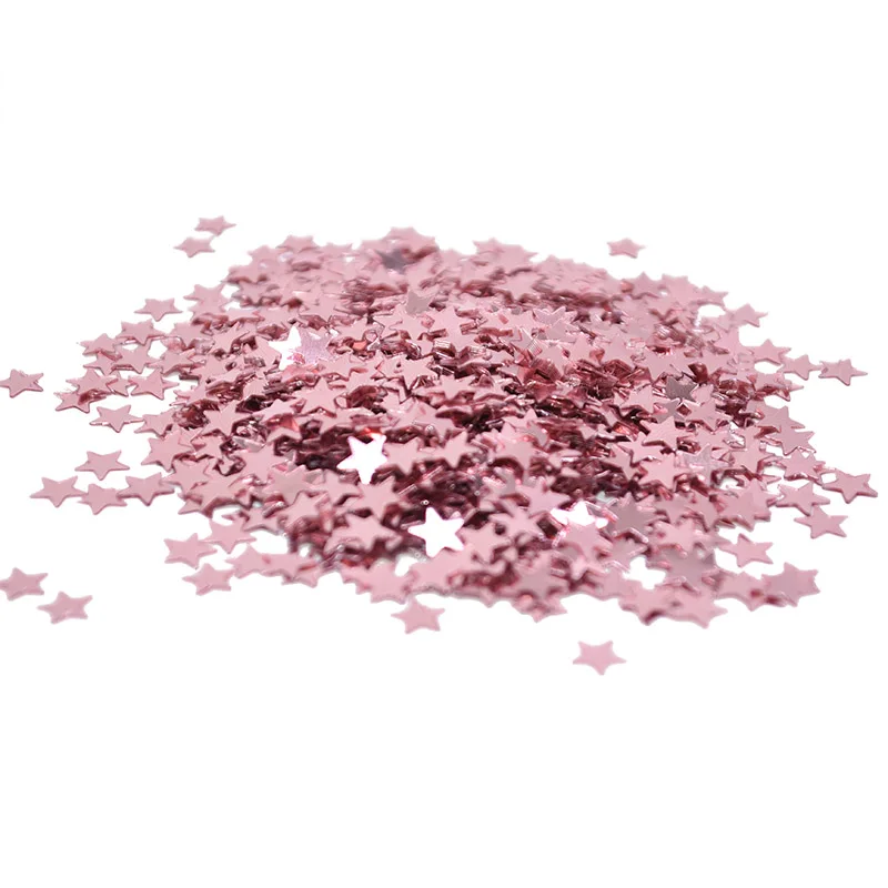 15g/bag 6/10MM Gold Silver Acrylic Stars Table Confetti Sprinkles for Wedding Birthday Party Decoration Confetti Balloon Filling