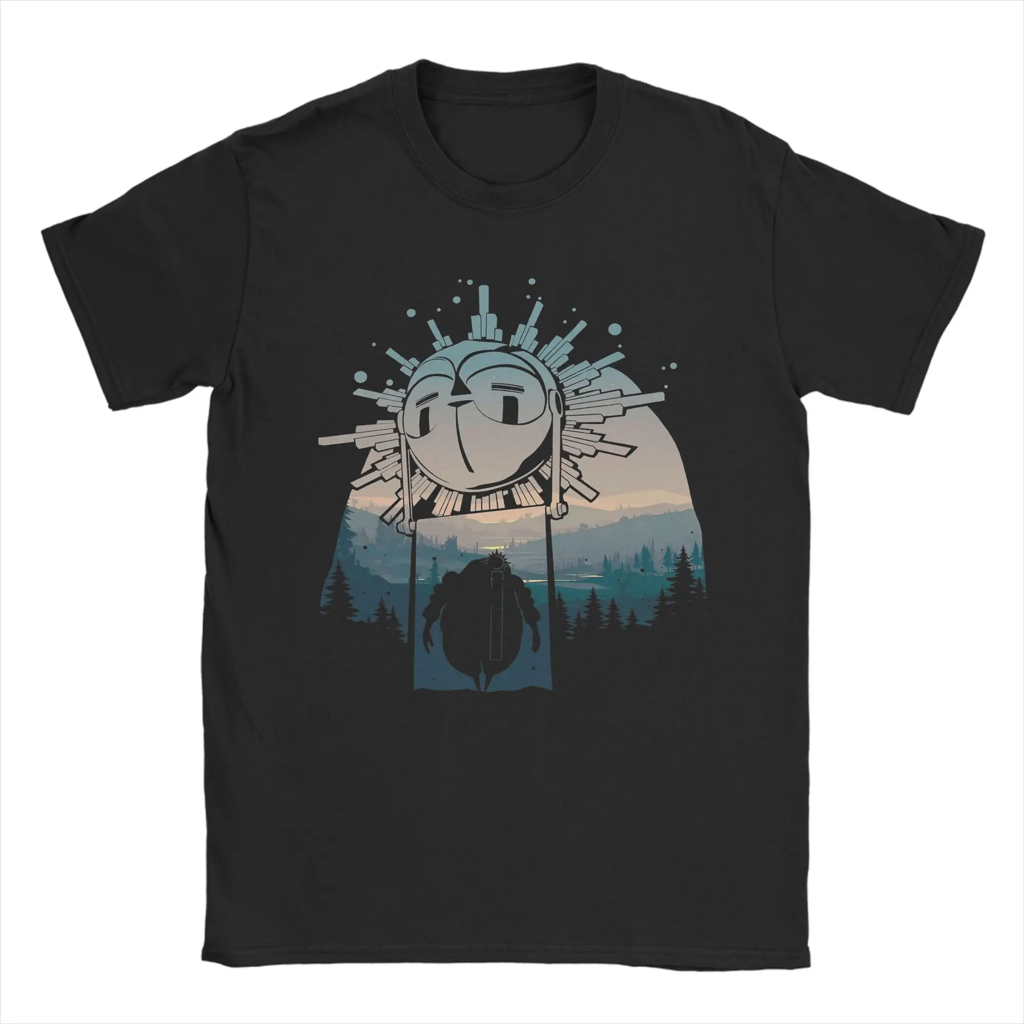Camisetas Clair Obscur Expedition 33 Esquie, camiseta divertida de algodón para hombre, camiseta con cuello redondo, camisetas de manga corta originales