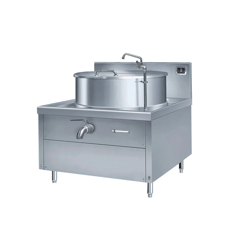 

Commercial Induction Soup Cooker 20L, 3500W Industrial Bone Broth Machine for Stew/Slow Cooking, 220V Stainless Steel Boiler