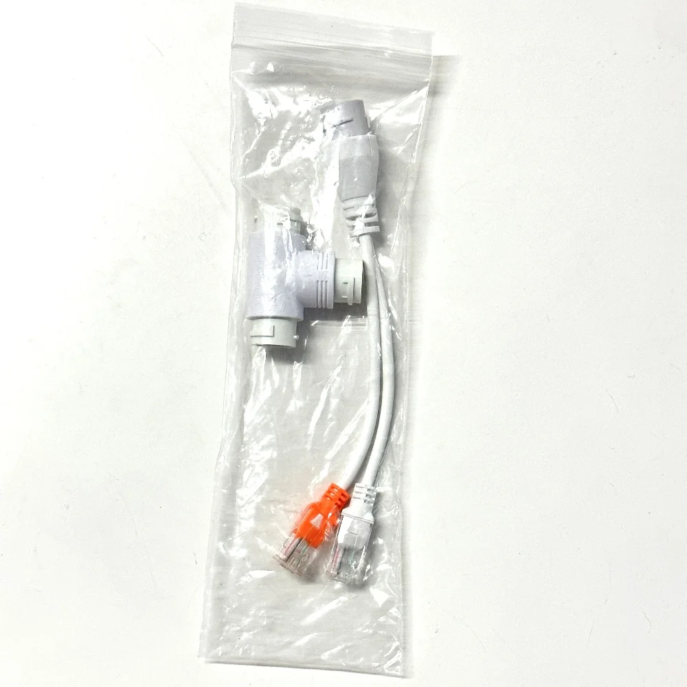 POE Cable 1 to 2 POE Splitter Cable RJ45 Connector Adapter For CCTV IP Security Camera System