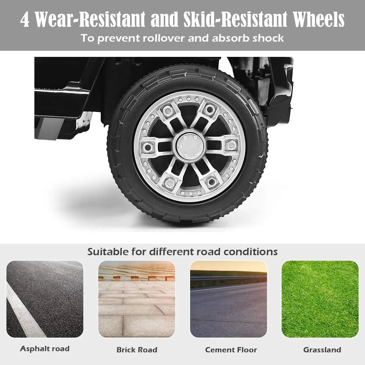 Passeio em carro, carro alimentado por bateria de 12V com 2 motores, controle remoto parental, portas abertas, luzes, MP3, música, buzina, suspensão de mola