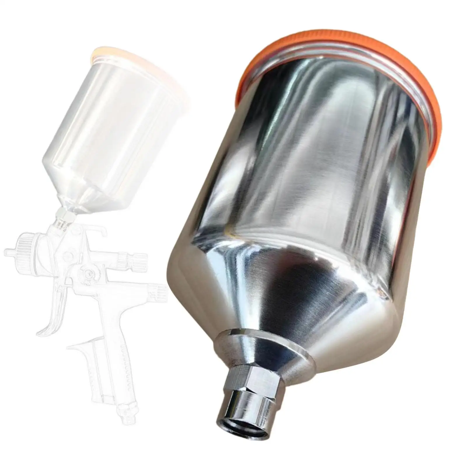 

Paint Spray Pot Universal 600ml Aluminium Cup Spray Accessories Spray Pot Cup Female Threaded for Furniture House Painting Wall