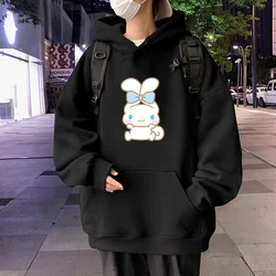 Kawaii Cinnamo roll casual cute print unisex hoodie spring and autumn Sanrio cartoon casual sports street print hoodie