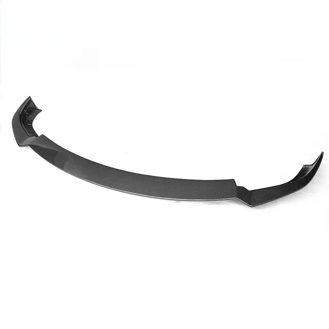 For Tesla Model X Dry Carbon Fiber Front Lip Body Kit Dry Carbon Fiber C Style Front Bumper Lip
