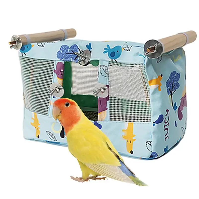 

Bird Nest House Breathable Parrot Habitat Cave With Cool Mat Waterproof Cloth Pet Tent For Cockatiel Conure Lovebird