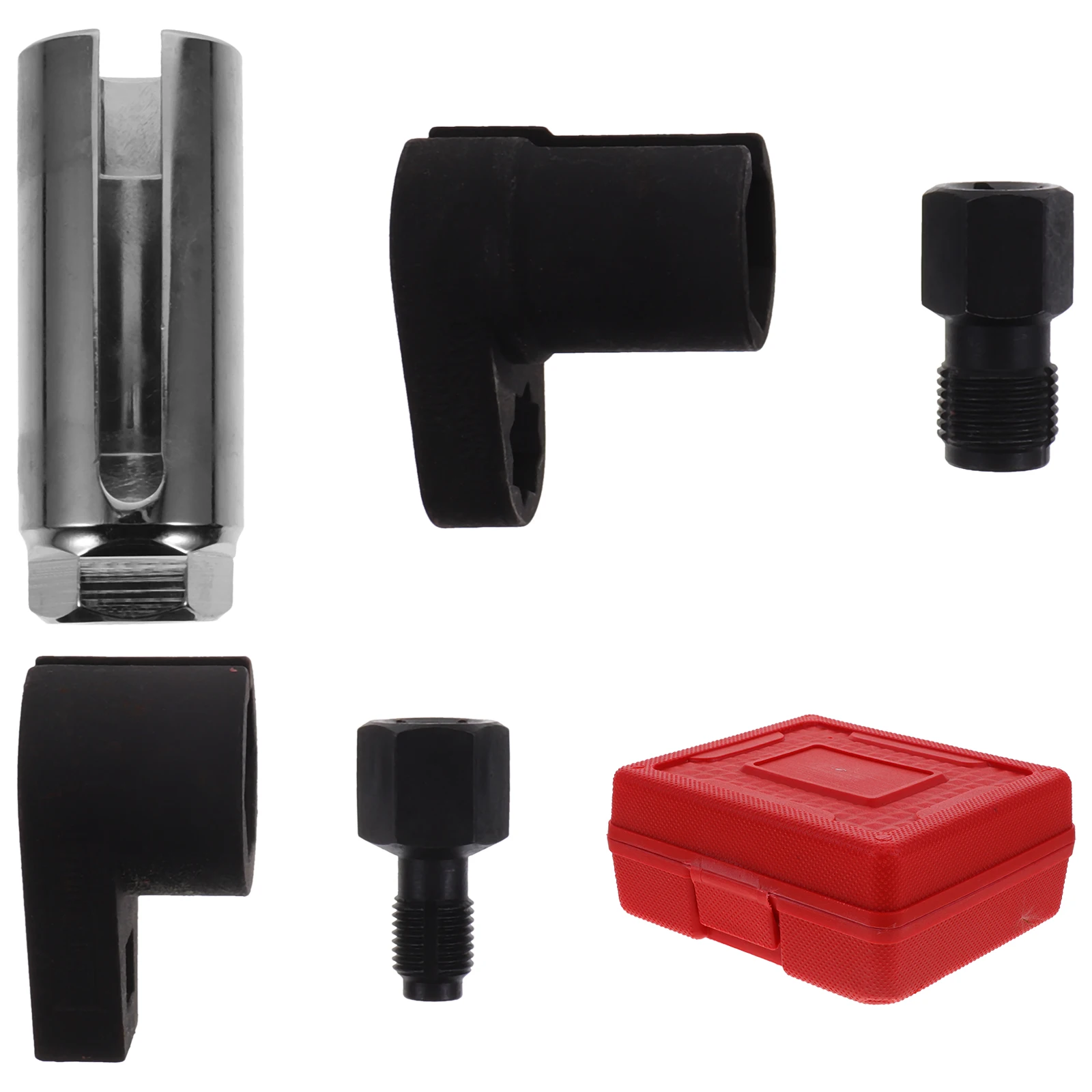 

Oxygen Socket Wrench Tool Set Auto Mechanic Remover O2 Sensor Wrench Anti Rust High Hardness Surface Sand Blackening