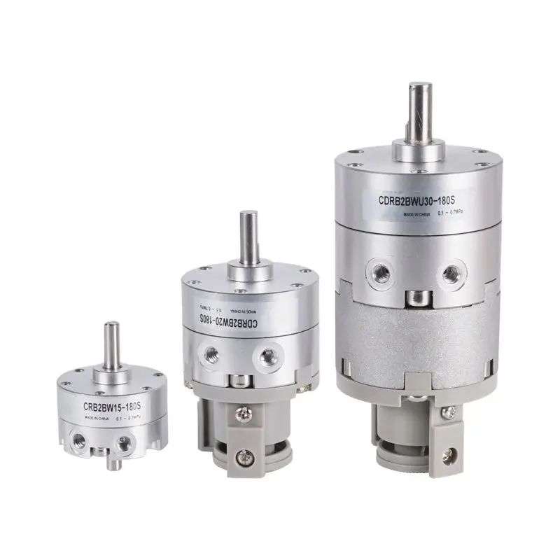 

CRB2BW CDRB2BW CRB2BWU CDRB2BWU Pneumatic Rotary Actuator Rotary Cylinder 10/15-90S/180S/270S 30/40-90S/180S/270S