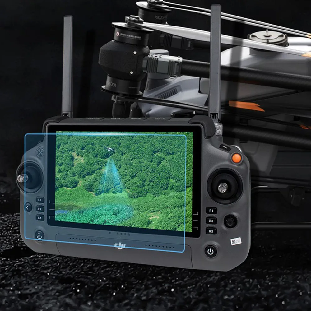T40 الزجاج المقسى واقي الفيلم ل DJI الطائرة بدون طيار/غطاء الشاشة T50 T40 T25 T20P M3 التحكم عن بعد اثنين في واحد الظل غطاء للحماية