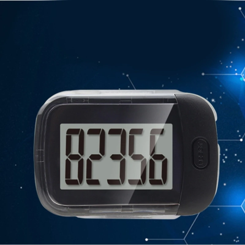 Simple 3D Step Counter Pedometer Suitable for Accurate Walking & Fitness Tracking Everyday Use With Large Display Screen