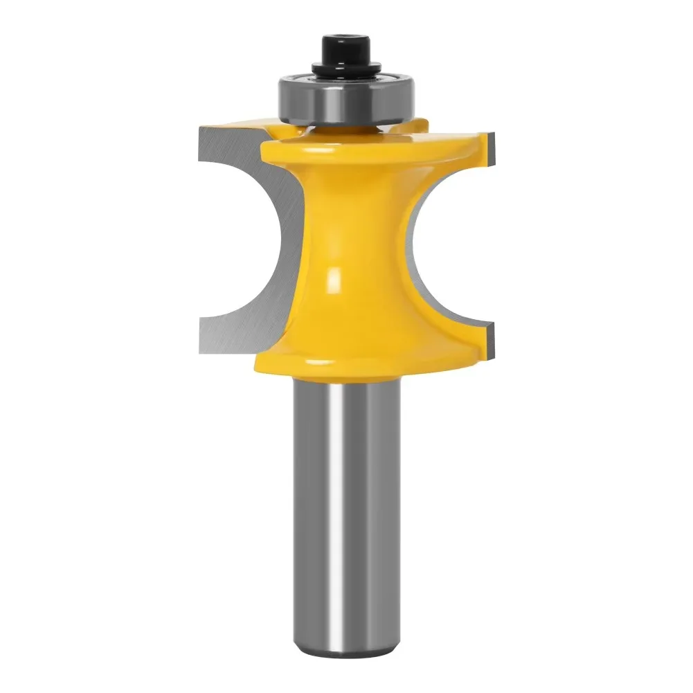 1 قطعة 1/2 "12.7 مللي متر عرقوب قاطعة المطحنة الخشب نحت مقعر بولنوسي حبة العمود الوجه صب راوتر بت الخشب طحن راوتر بت #6