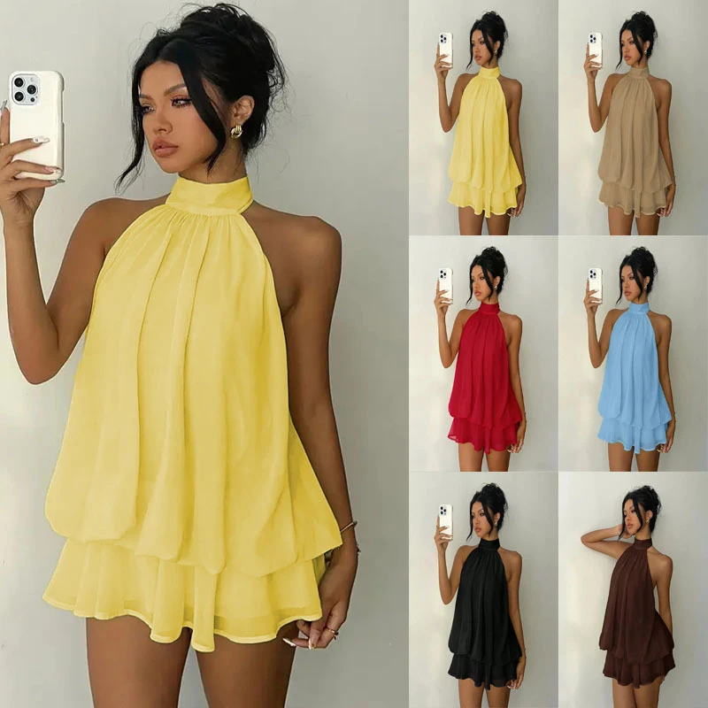 

Reference knowledge 24/1000 Reference Knowledge 24/1000 Translation · General Field Hanging Neck Sleeveless Chiffon Dre