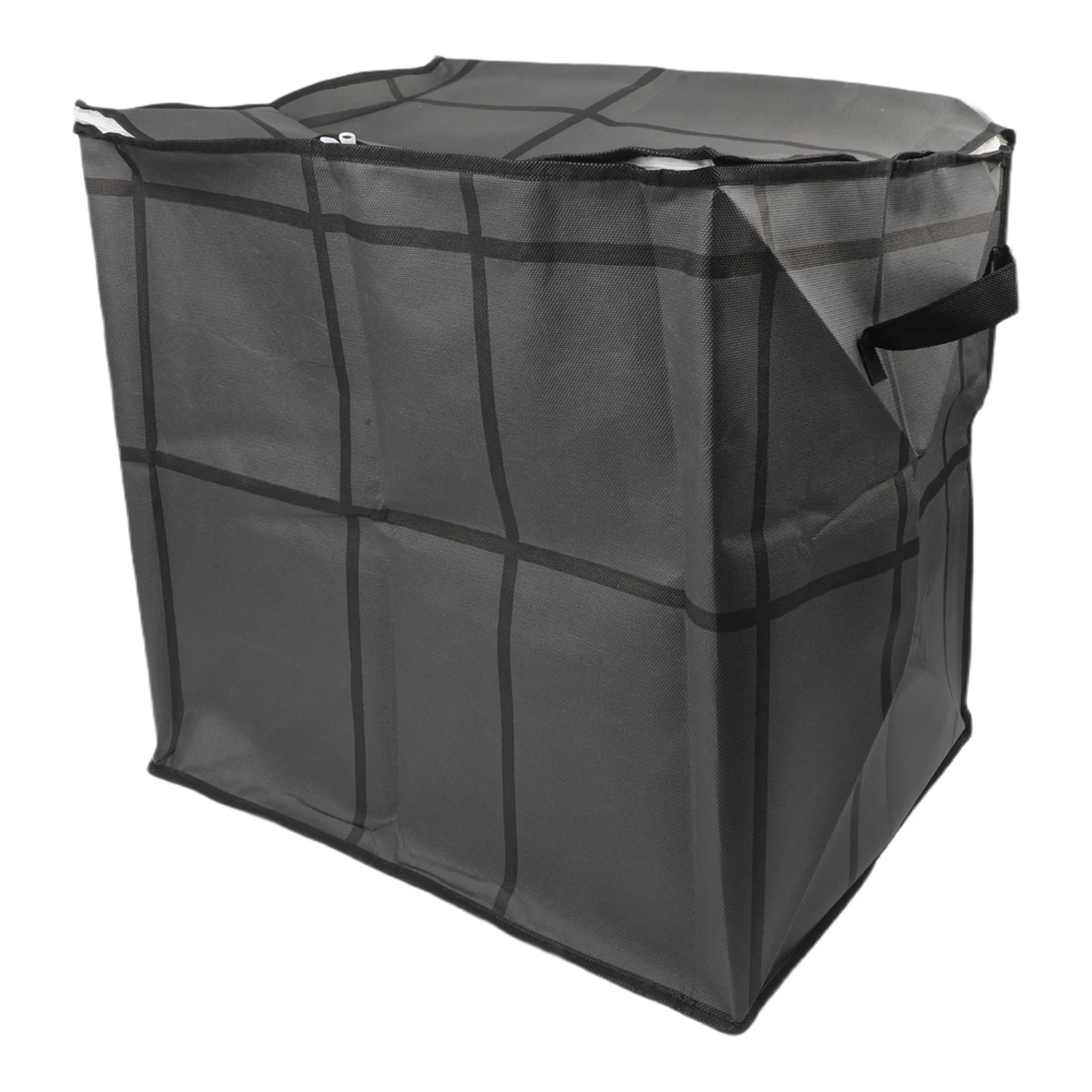 1 Stück 110/140/180L Große Kapazität Tragbare Faltbare Tasche Handgehaltener Kleiderschrank-Organizer mit Doppelreißverschluss und Polsterung – Detail 5