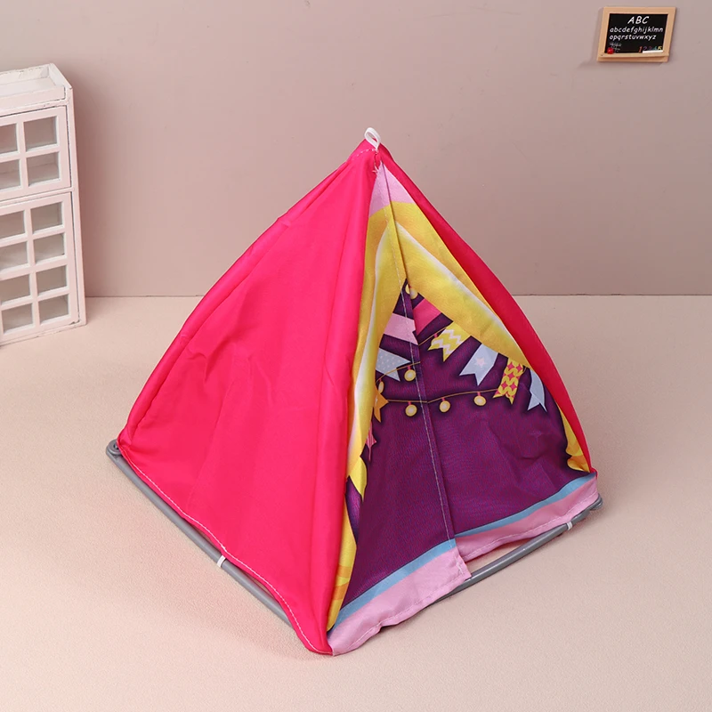 Casa de muñecas de simulación, tienda de campaña, modelo de muñeca, decoración de escena al aire libre, accesorios para casa de muñecas, juguetes para juego de imitación para niños, 1/12