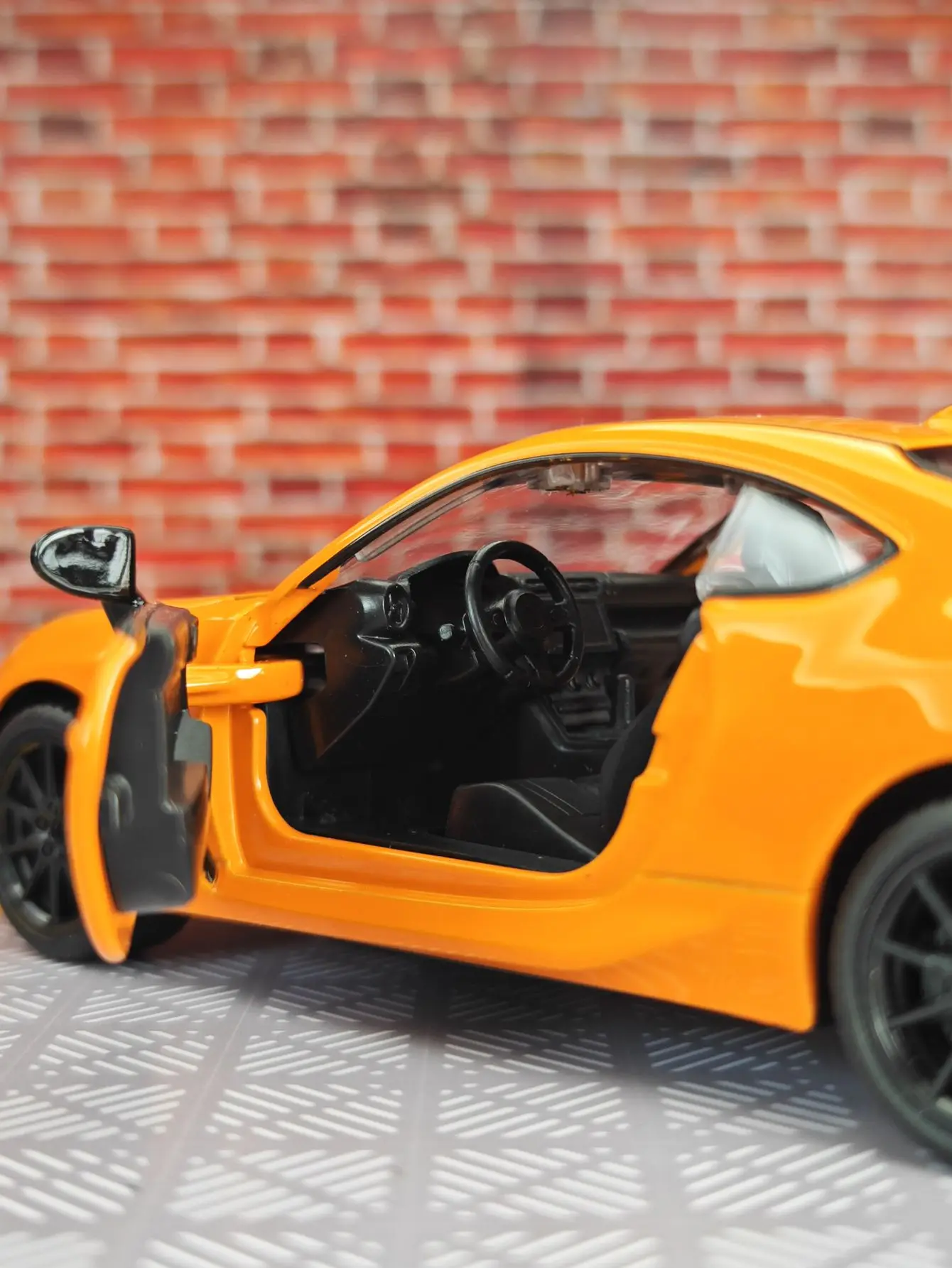 1:28 Toyota GR86 alloy car model doors can be opened has simulated sound and lighting good quality finely crafted view 3
