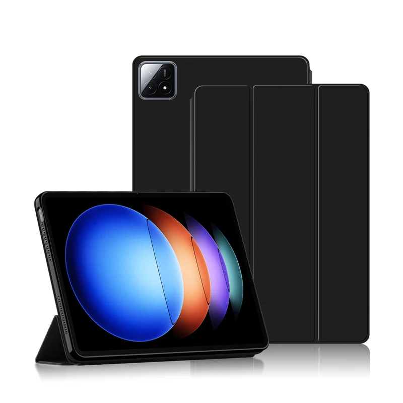 

Smart Case For Xiaomi Pad 6S Pro 12.4 Inch 2024 Flip Stand PU Protective Cover For MiPad 6S Pro Mi Pad 6S Pro 12.4" Tablet Cases